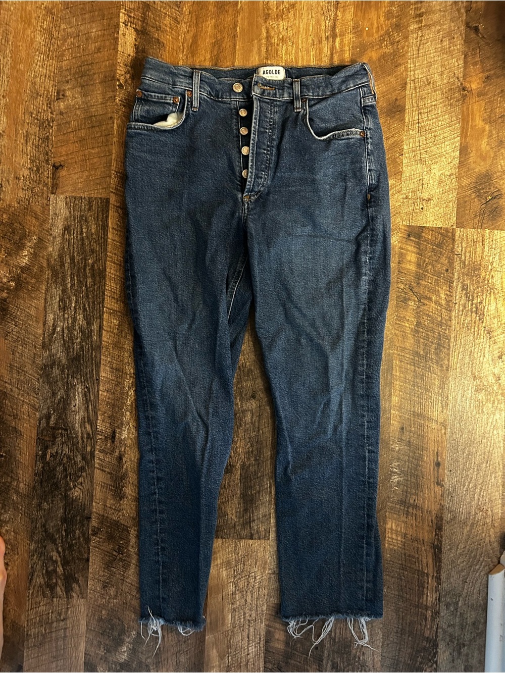 Agolde light blue denim jeans